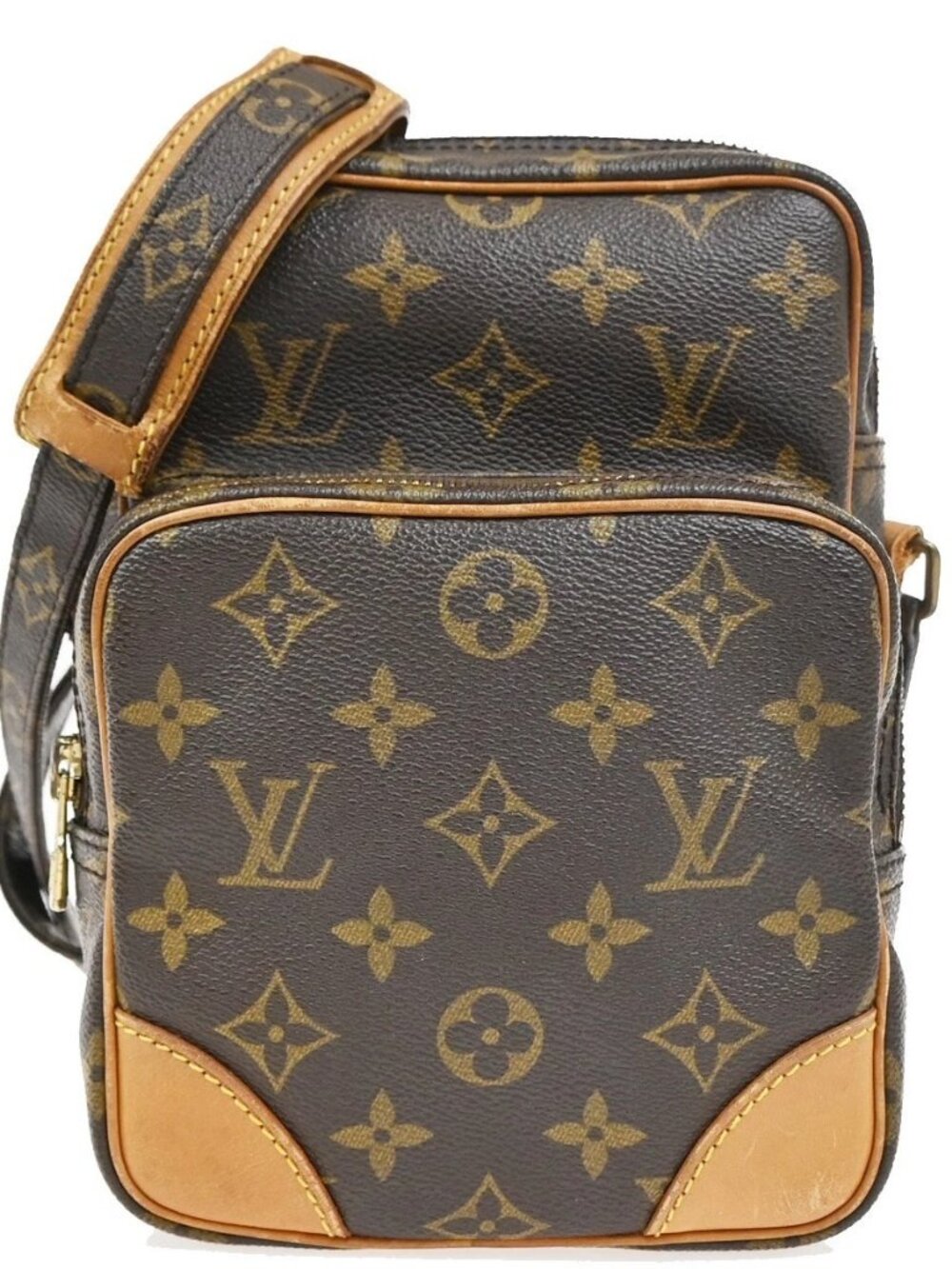 LOUIS VUITTON Amazon Crossbody Shoulder Bag Monogram Leather BN M45236 84TA648